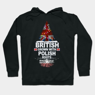 British Grown With Polish Roots - Gift for Polish With Roots From Poland Hoodie